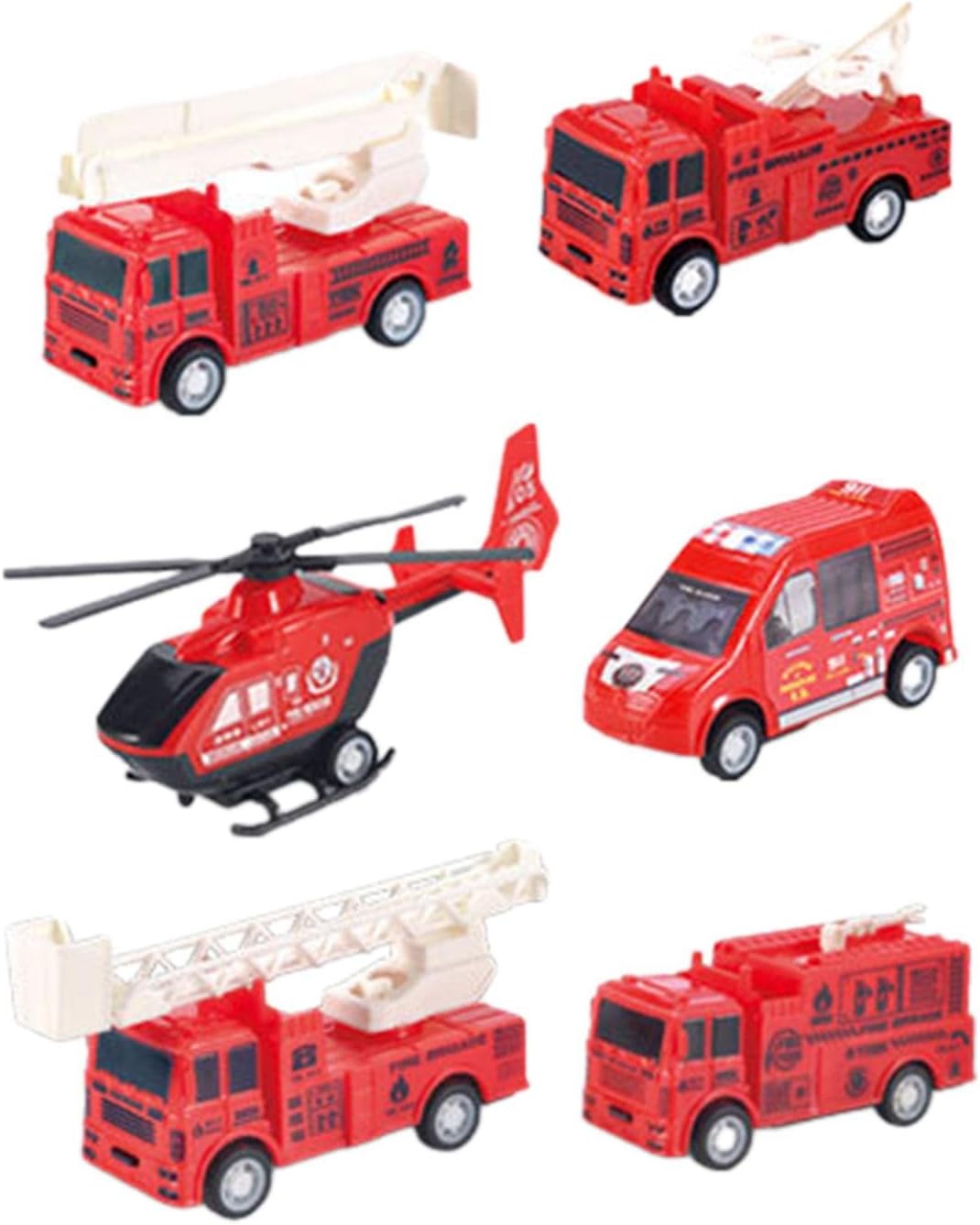 6 Pcs Construction Models Play Vehicles Toy, Construction Toys, Engineering Vehicle Inertial Toy Car, Truck Toy Car Set  For Kids Toy Gift Educational Toy