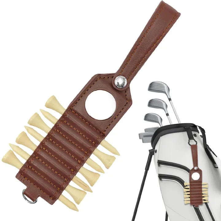 Golf Tee Holder Storage Container,Large Capacity Wear Resistant Lightweight Portable Golf Tees for Golf Club Bag Accessories