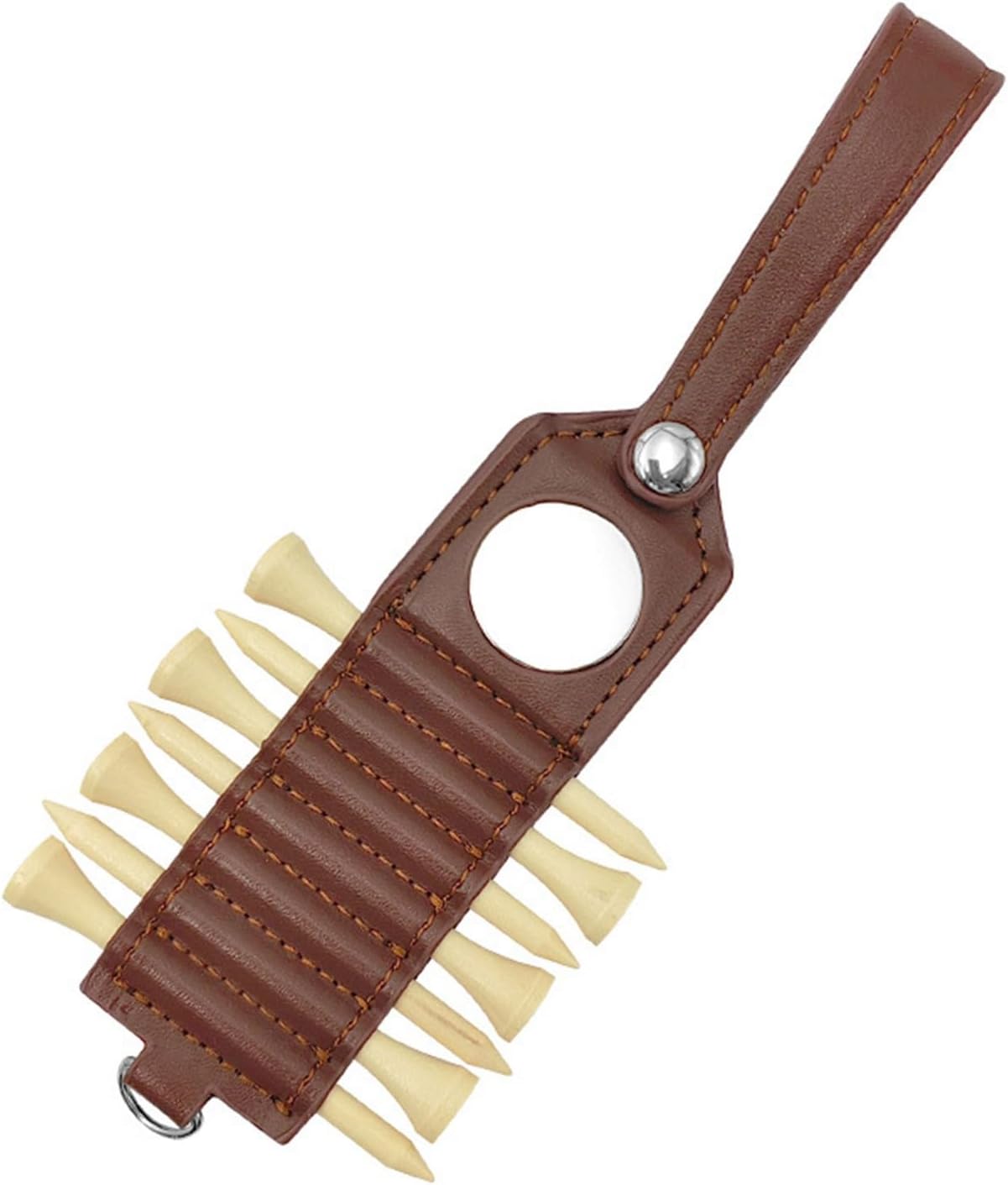 Golf Tee Holder Storage Container,Large Capacity Wear Resistant Lightweight Portable Golf Tees for Golf Club Bag Accessories