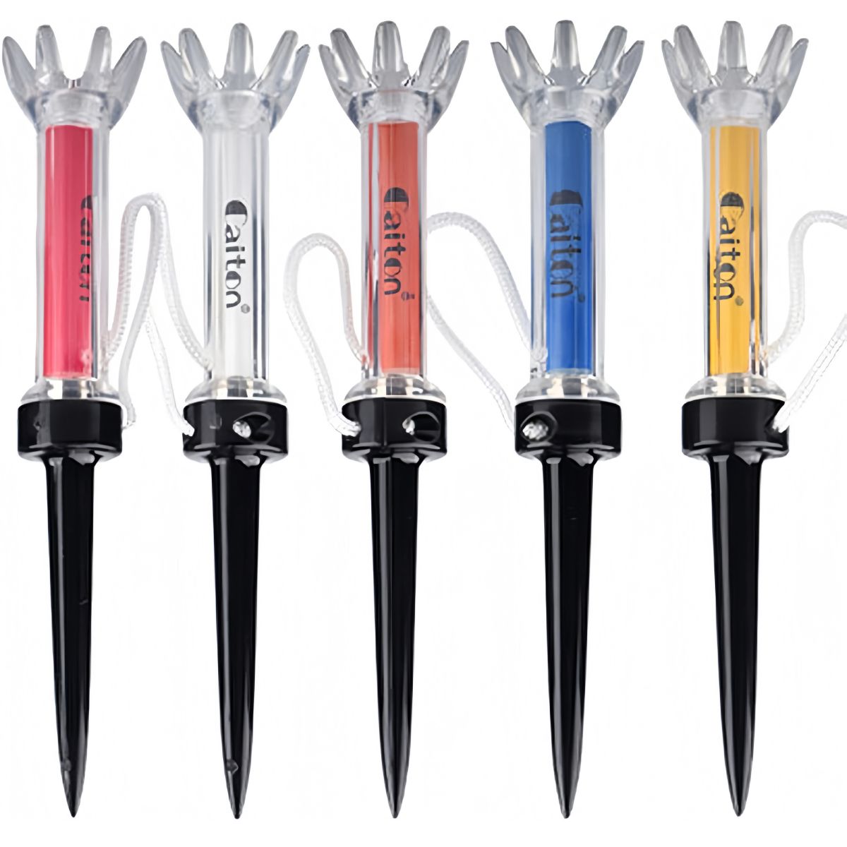 Golf Tees, 5Pcs Flexible Magnetic Plastic Golf Tee Training Practice Tool for Perfect Trajectory, Golf Accessories for Men