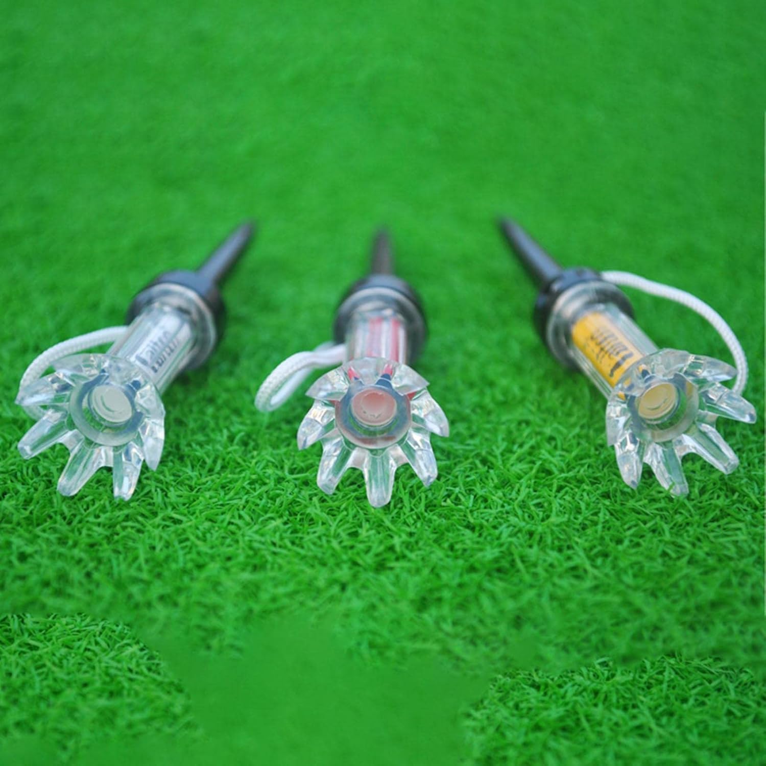 Golf Tees, 5Pcs Flexible Magnetic Plastic Golf Tee Training Practice Tool for Perfect Trajectory, Golf Accessories for Men