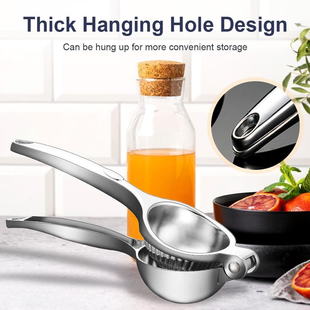 Stainless Steel Manual Juicer Citrus Lemon Squeezer,Fruit Juicer Lime Press Metal,Professional Hand Juicer Kitchen Tool