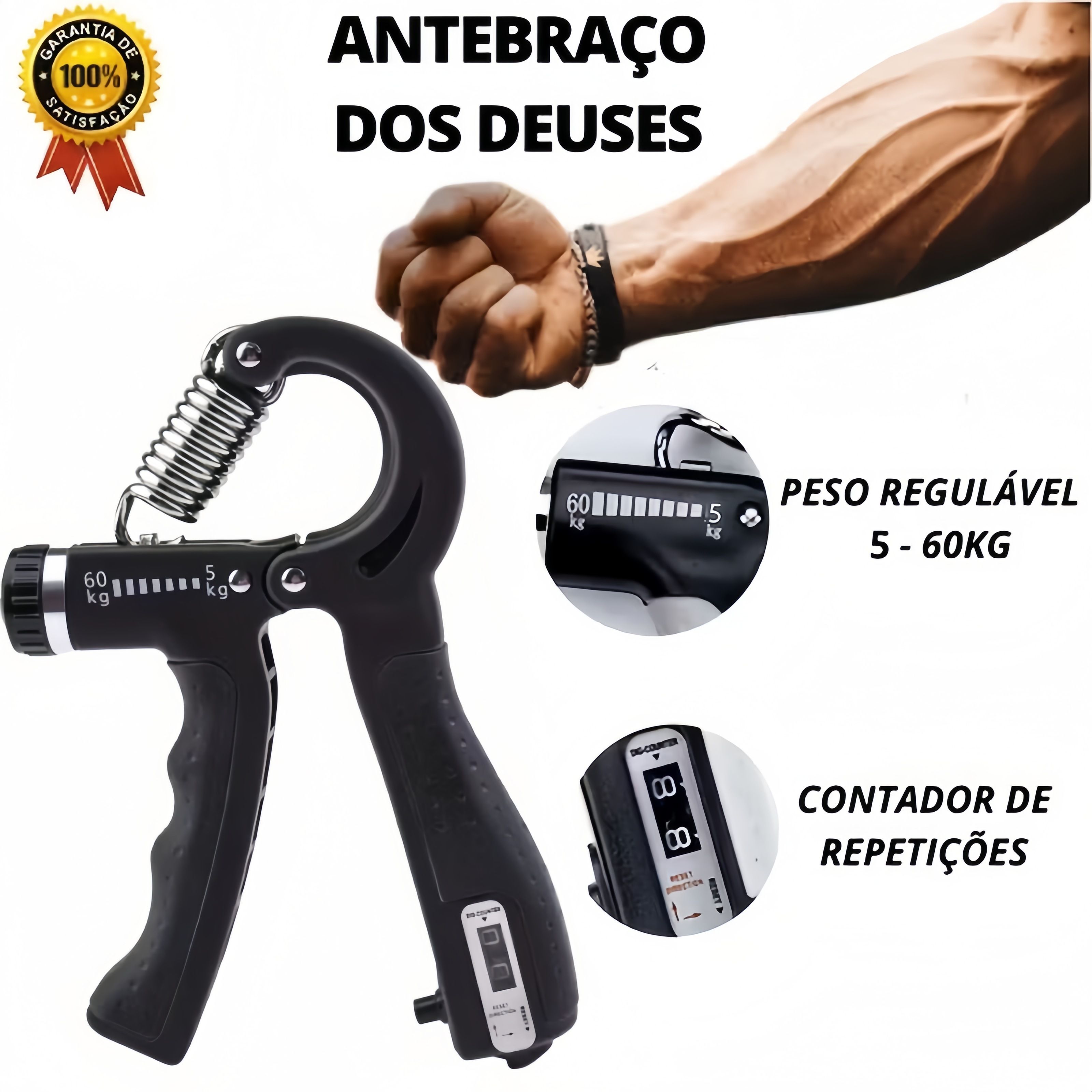 [Heavy Grip Trainer] Adjustable Heavy Grip Strengthening Handle | Forearm & Muscle Trainer, 11.02-132.28lb Resistance, Enhanced Grip Strength, Durable Plastic Construction