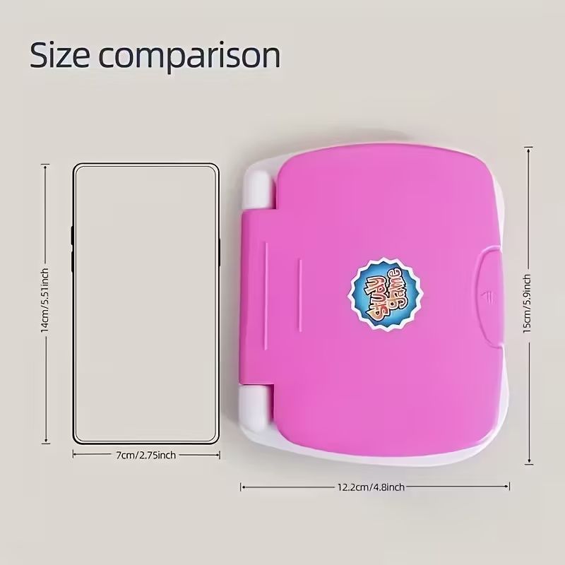 Electronic Learning Toy, Mini Learning Computer Toy, Compact and Portable, English Learning, Letters, Numbers, Music Multi-Functional, Suitable for Boys and Girls Over, Educational Toy, Christmas Gift