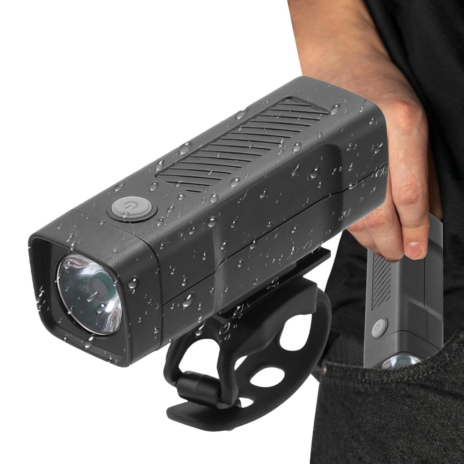 【Clearance Sale】Bike Headlight and Taillight Set, Bright USB Rechargeable Front Bike Light Easy to Install and Very Sturdy for Road Mountain Safety Night Cycling