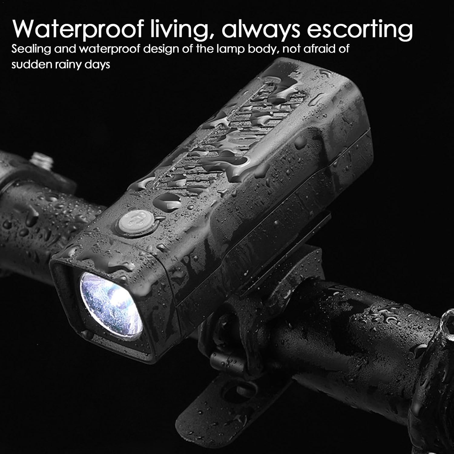 【Clearance Sale】Bike Headlight and Taillight Set, Bright USB Rechargeable Front Bike Light Easy to Install and Very Sturdy for Road Mountain Safety Night Cycling