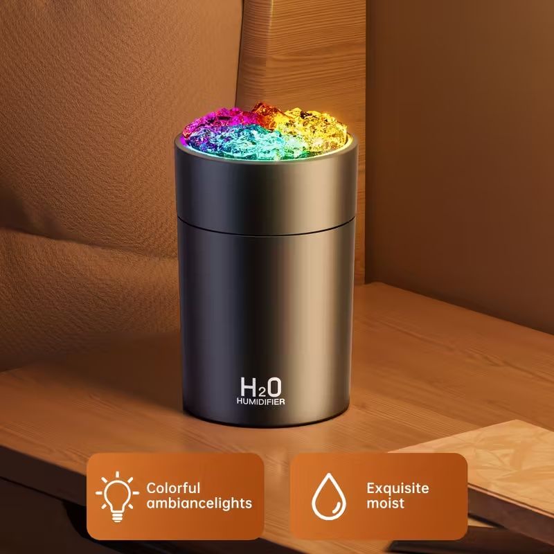 USB Humidifier And Aromatherapy Machine, With Cold Fog And Night Light Atmosphere Light Humidifier, Aromatherapy Spray Is Suitable For Cars, Bedrooms, Living Rooms, Desks, Mini Color Lights Car Humidi
