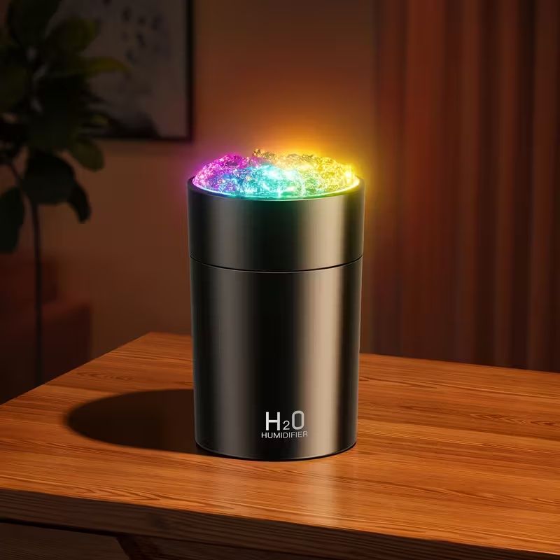 USB Humidifier And Aromatherapy Machine, With Cold Fog And Night Light Atmosphere Light Humidifier, Aromatherapy Spray Is Suitable For Cars, Bedrooms, Living Rooms, Desks, Mini Color Lights Car Humidi