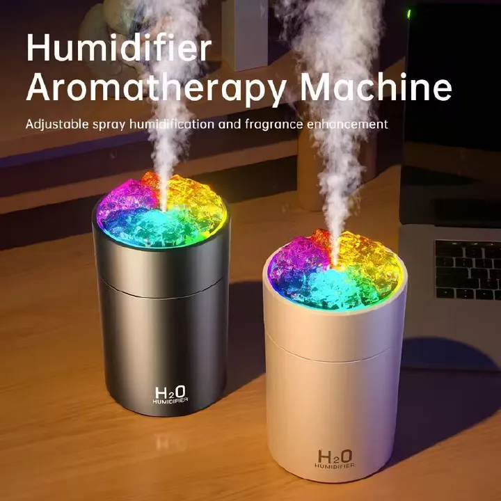 USB Humidifier And Aromatherapy Machine, With Cold Fog And Night Light Atmosphere Light Humidifier, Aromatherapy Spray Is Suitable For Cars, Bedrooms, Living Rooms, Desks, Mini Color Lights Car Humidi