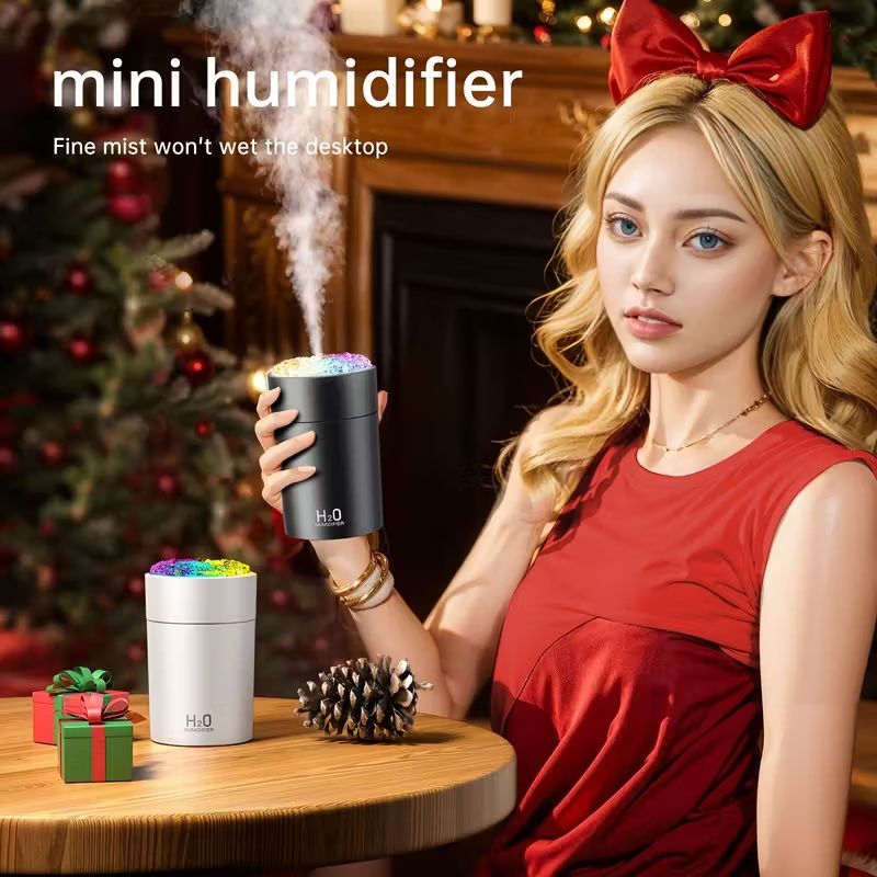 USB Humidifier And Aromatherapy Machine, With Cold Fog And Night Light Atmosphere Light Humidifier, Aromatherapy Spray Is Suitable For Cars, Bedrooms, Living Rooms, Desks, Mini Color Lights Car Humidi