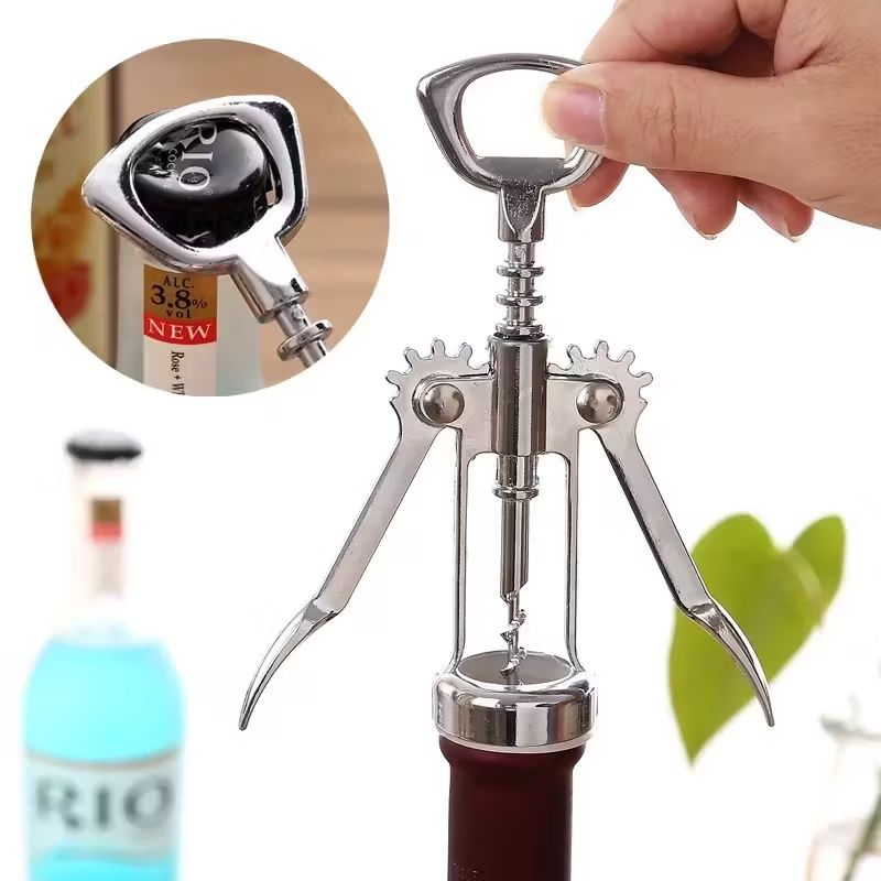 1pcs Multifunctional Red Wine Bottle Opener Creative Beer Wine Bottle Opener Wine Set Labor-saving Wine Opener Screwdriver