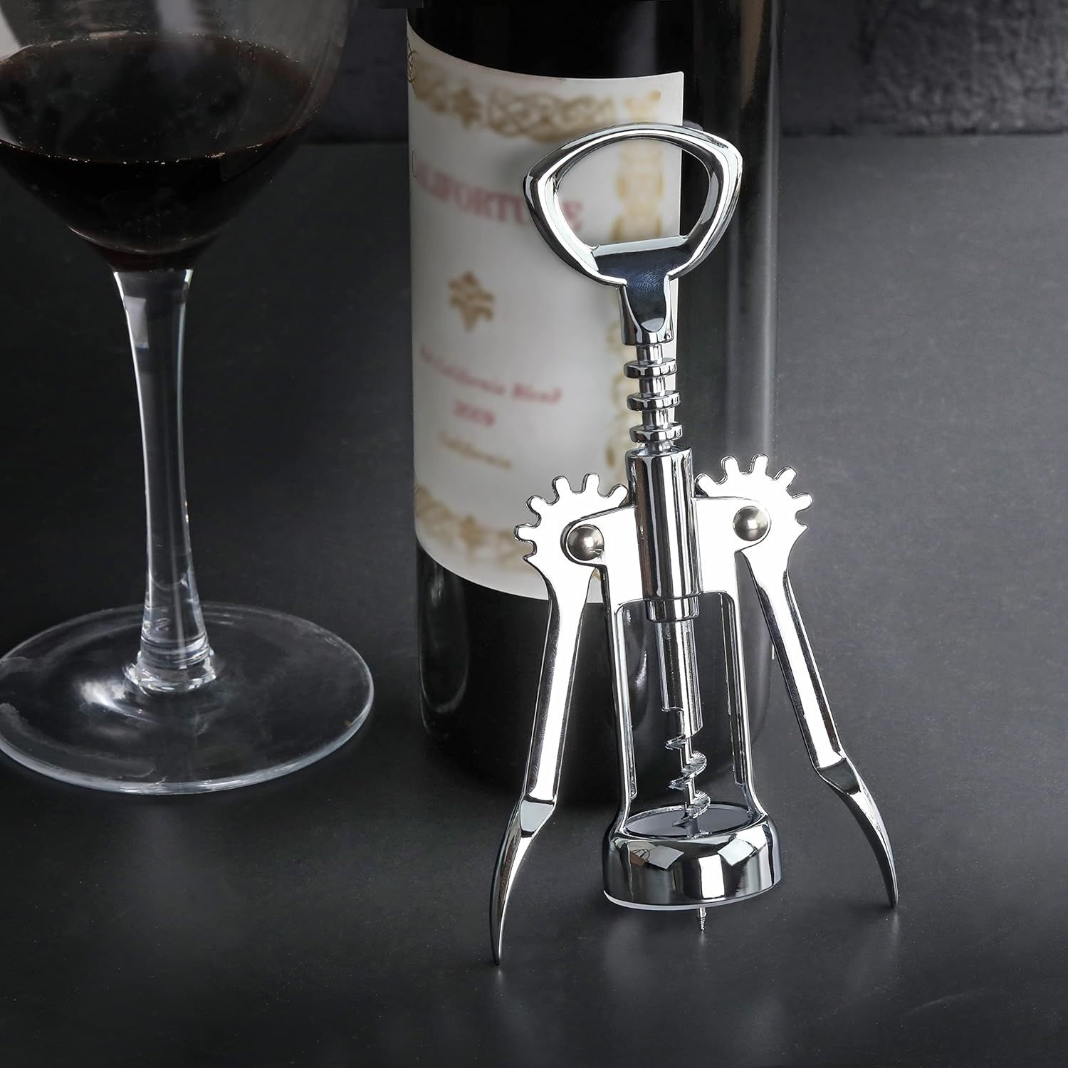 1pcs Multifunctional Red Wine Bottle Opener Creative Beer Wine Bottle Opener Wine Set Labor-saving Wine Opener Screwdriver