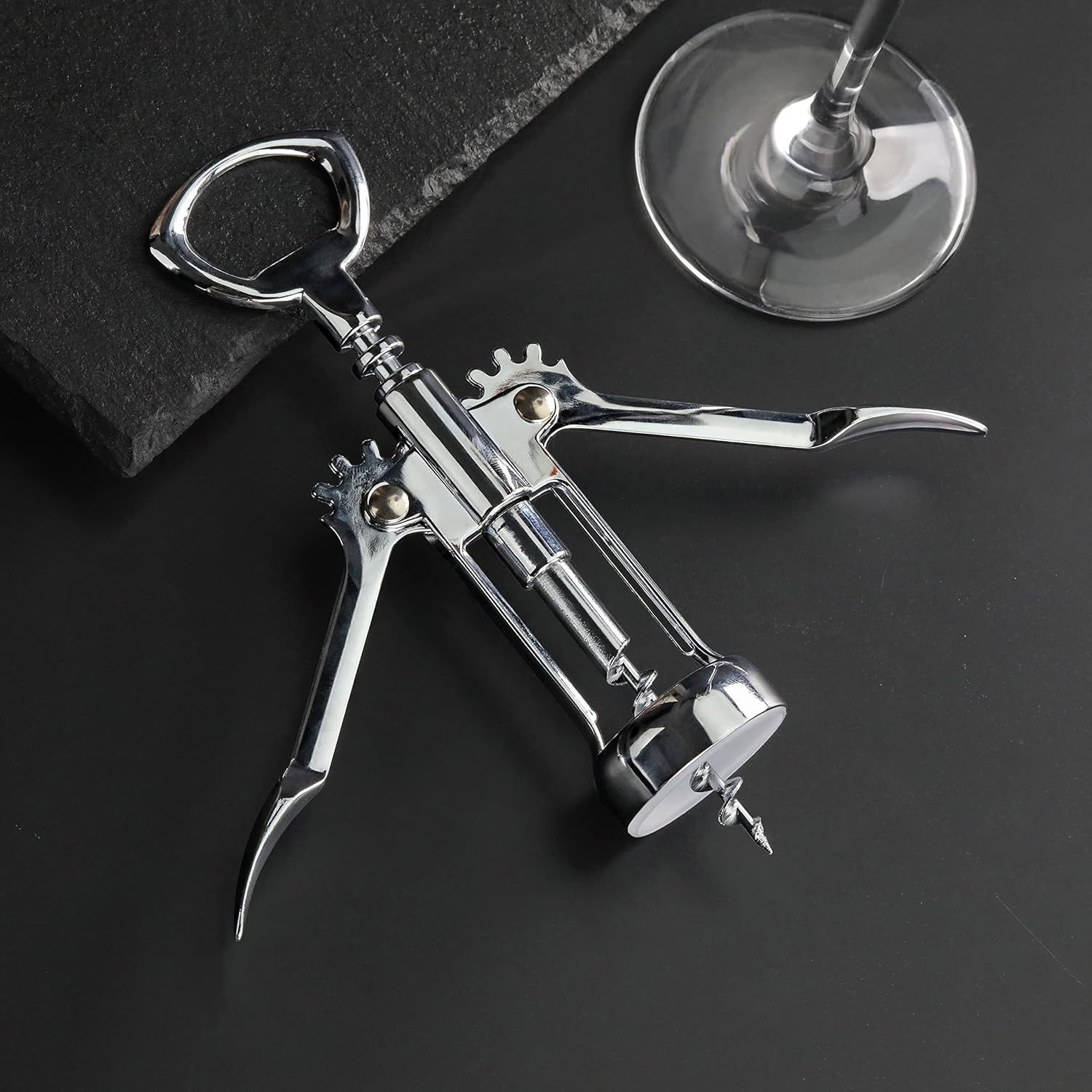 1pcs Multifunctional Red Wine Bottle Opener Creative Beer Wine Bottle Opener Wine Set Labor-saving Wine Opener Screwdriver