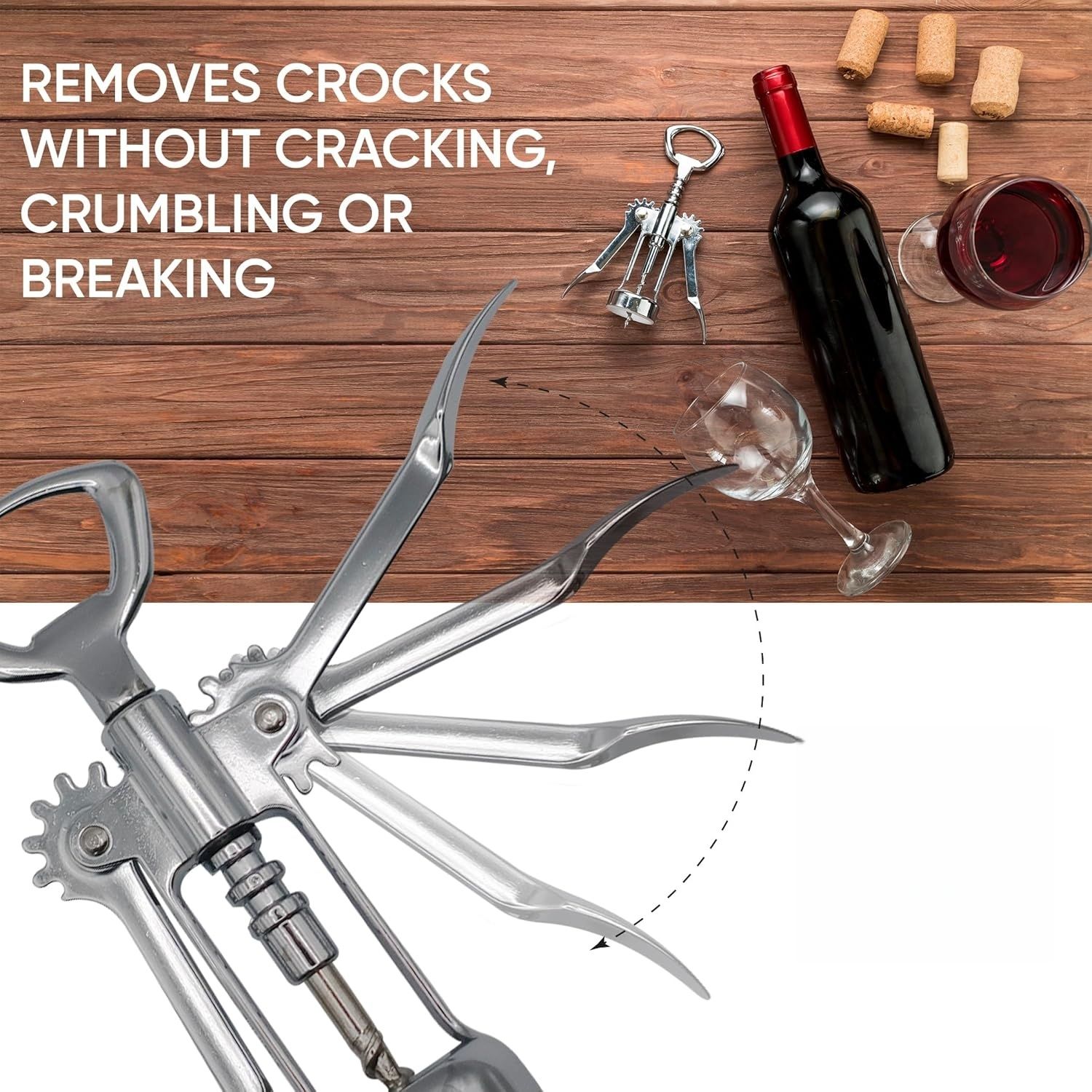 1pcs Multifunctional Red Wine Bottle Opener Creative Beer Wine Bottle Opener Wine Set Labor-saving Wine Opener Screwdriver