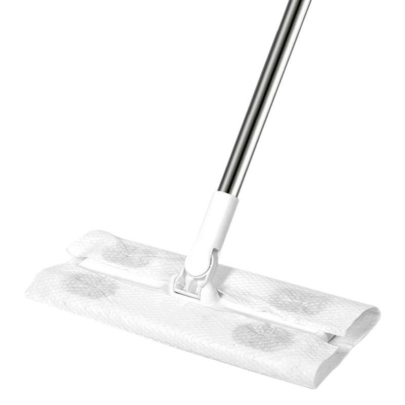 【Clearance Sale】360° Spin Dry/Wet Static Duster Paper Flat Dust Mop Super Wet Mop Wiping Cloth Floor Mop(Only Mop,for Dry/Wet Wipes to Search 1001580973)
