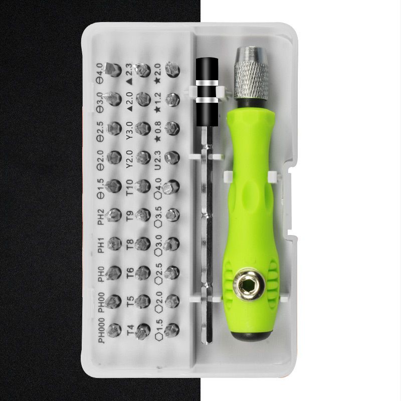 32 in 1 Small Precision Screwdriver Set, Magnetic Mini Screwdriver Set, Professional Tiny Repair Tool Kit for Glasses, Watches, Laptop, Electronics, Toys, Jewelry, Computers