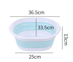 【Clearance Sale】3-piece folding washbasin set, foldable dishwasher basin, space-saving folding sink, suitable for apartments, camping, dishwashing, fruit and beverage container, hiking