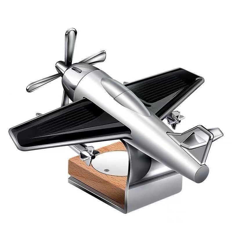 Helicopter Car Air, Alloy Solar Car Oil Diffuser Helicopter Aroma Diffuser for Vent Perfume Automotive Decoration Home Office