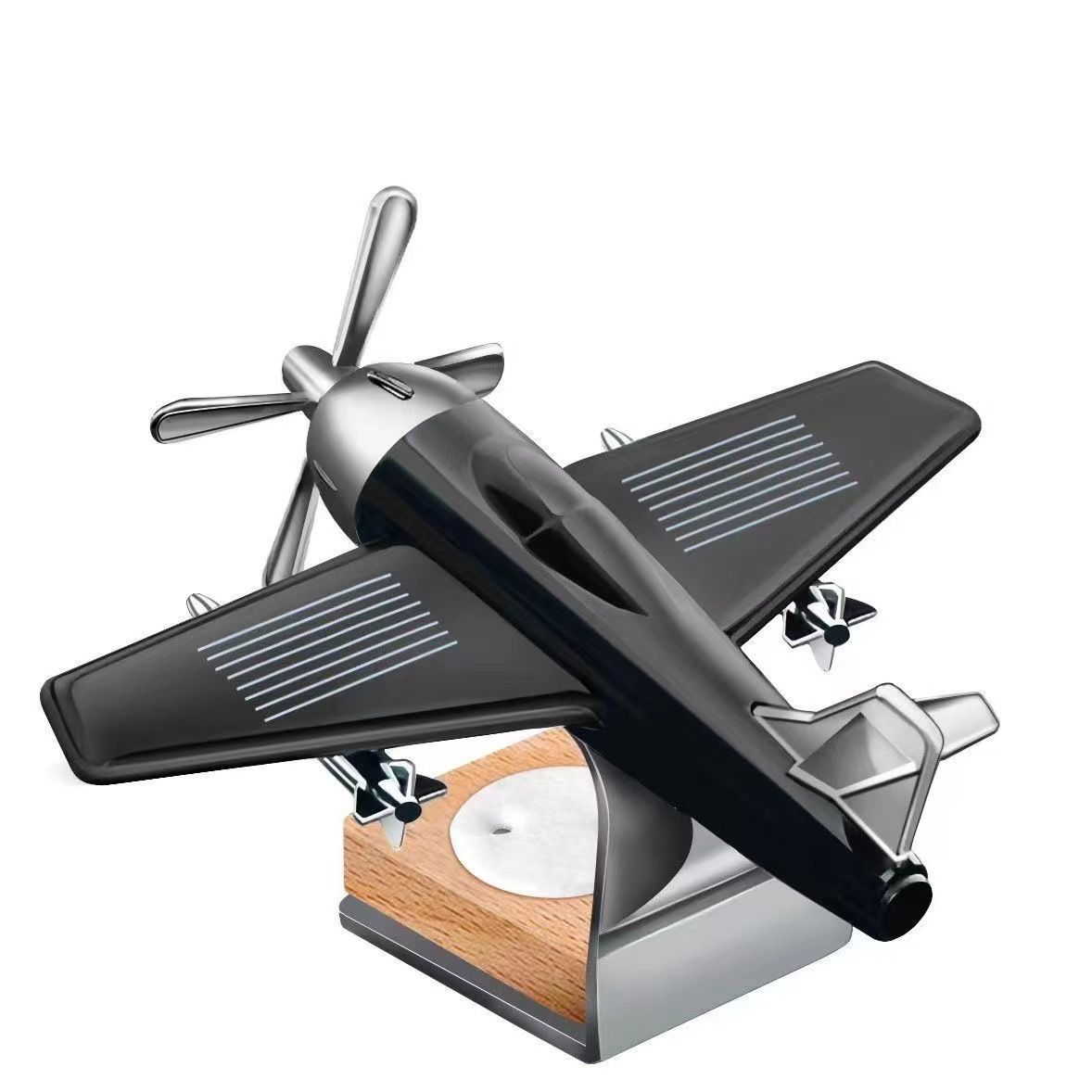 Helicopter Car Air, Alloy Solar Car Oil Diffuser Helicopter Aroma Diffuser for Vent Perfume Automotive Decoration Home Office