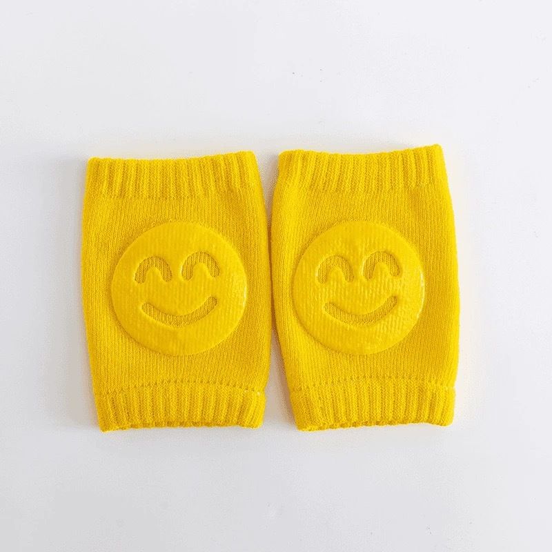 Four-Season Plush Baby Knee Pads with Adjustable Elastic Cuffs - Non-Slip Crawling & Walking Support for Infants, Soft Breathable Design in Light Blue, Yellow, Pink,Baby Knee Pads, Crawling Baby Gear