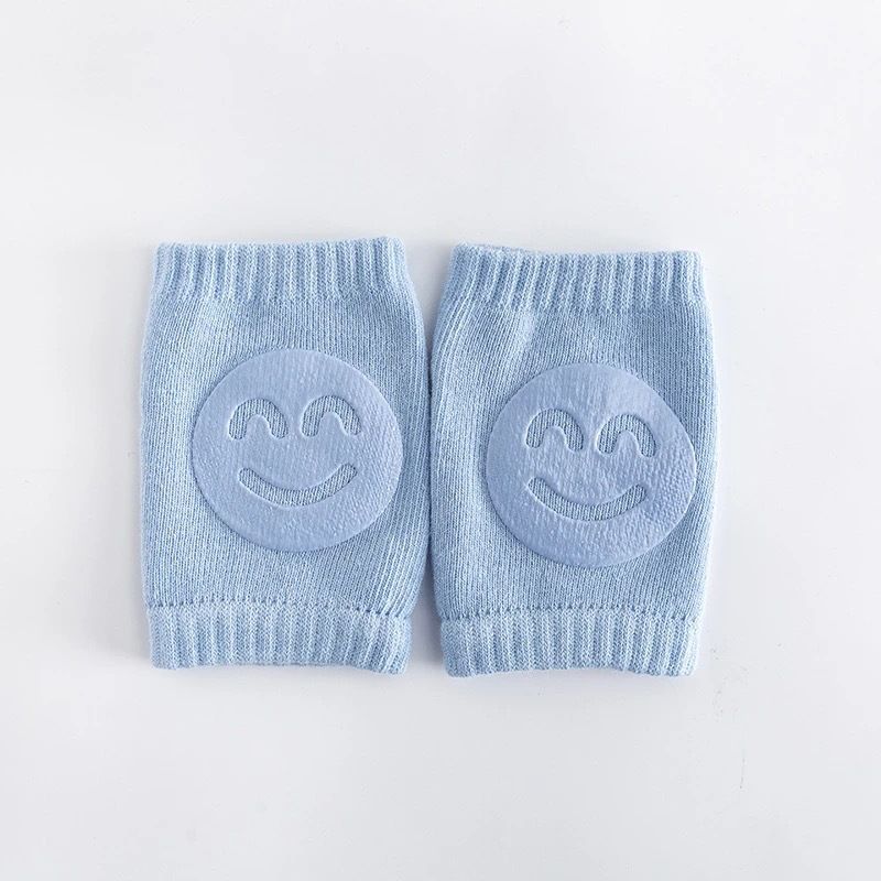 Four-Season Plush Baby Knee Pads with Adjustable Elastic Cuffs - Non-Slip Crawling & Walking Support for Infants, Soft Breathable Design in Light Blue, Yellow, Pink,Baby Knee Pads, Crawling Baby Gear