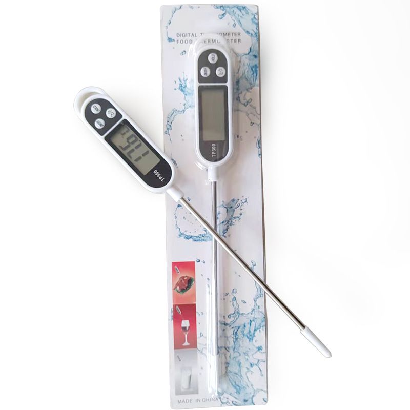 Digital Meat Food Thermometer for Cooking Kitchen BBQ, Probe Instant Read Thermometer with Long Probe for Candy Candle Milk Yogurt Deep Fry Roast Baking Temperature
