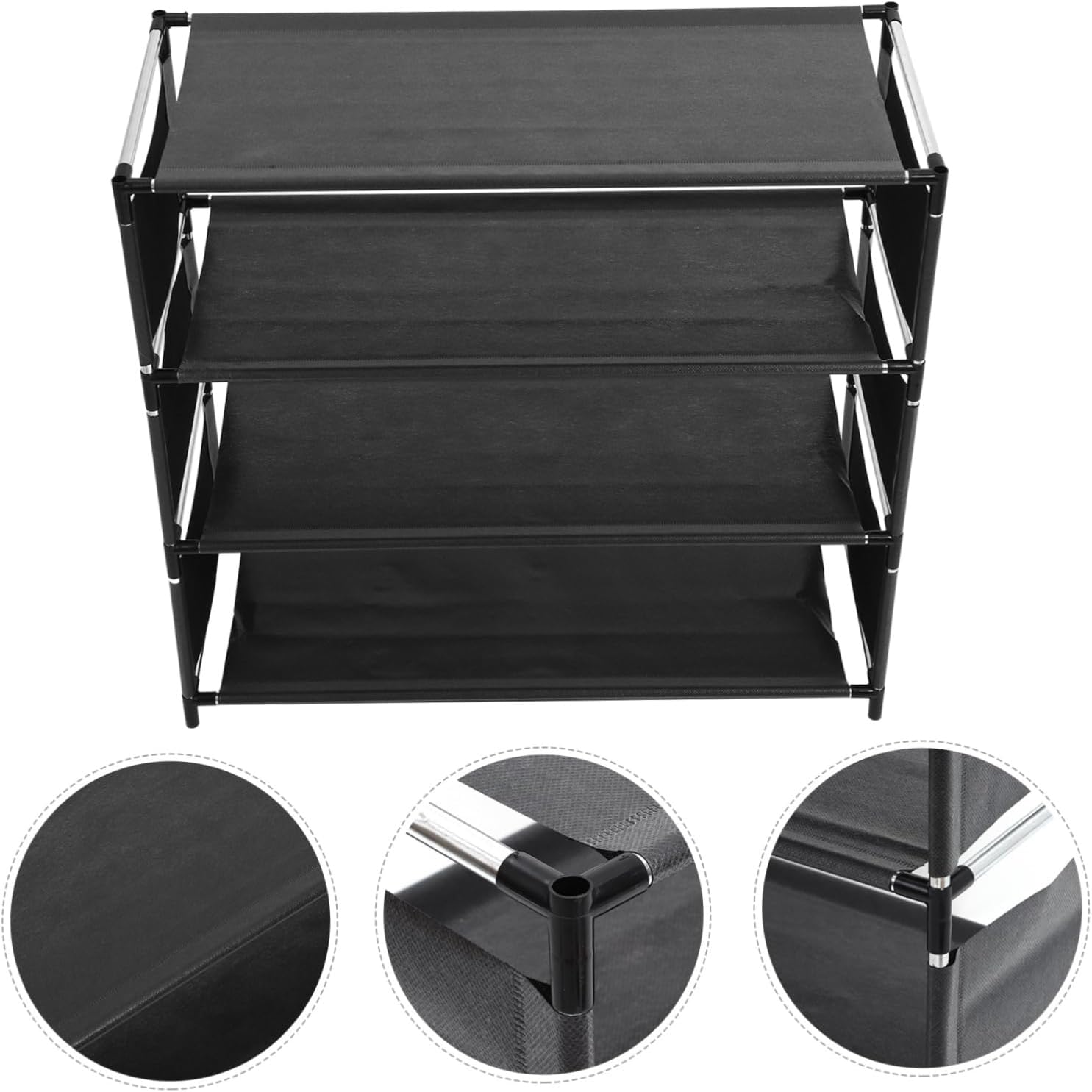 Shoe Rack Organizer for Entryway Space-Saving Design for Efficient Shoe Storage and Easy to Clean for Closets and Living Spaces