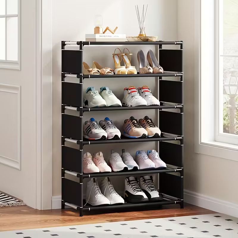 Shoe Rack Organizer for Entryway Space-Saving Design for Efficient Shoe Storage and Easy to Clean for Closets and Living Spaces