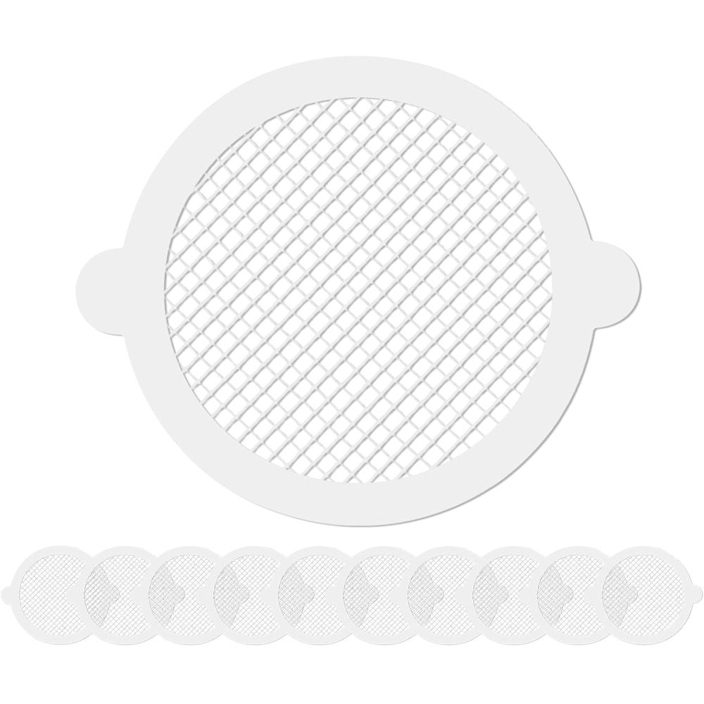 10Pack Shower Drain Cover,Bathroom Drain Sticker Disposable Hair Catcher Mesh Bathtub Strainer for Shower Bathtub and Bathroom Sink Drains to Prevent Clogged Drains