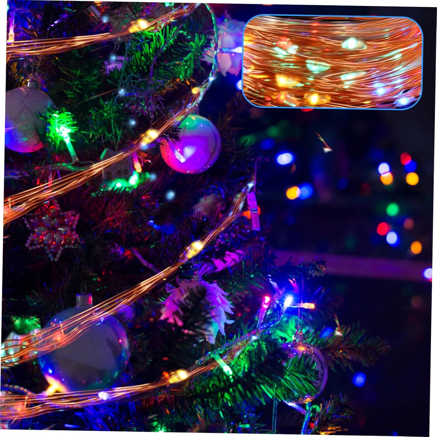 1 Pack Led Fairy Lights Solar energy Powered String Light s Waterproof Copper Wire 32 Feet 100 Led Firefly Starry Moon Lights for DIY Wedding Party Bedroom Patio Christmas (10m/32ft,Warm White)