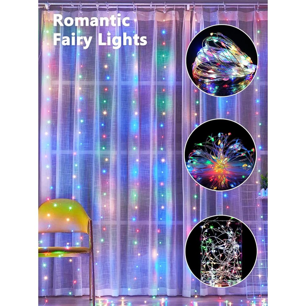 1 Pack Led Fairy Lights Solar energy Powered String Light s Waterproof Copper Wire 32 Feet 100 Led Firefly Starry Moon Lights for DIY Wedding Party Bedroom Patio Christmas (10m/32ft,Warm White)