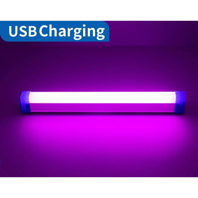 32cm LED Light Tube, Portable USB Rechargeable Emergency Light, Camping Magnetic Light, Magnetic Suspension Portable Light Bulb for Emergency,Night Market,Outdoor Lighting, emergency house light
