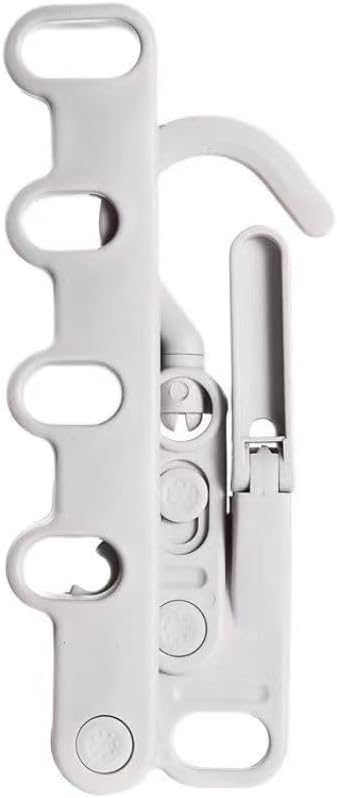 【Final Clearance】Foldable Clothes Hanger 5 Holes Folding Drying Rack Heavy-Duty Drying Rack 360 Degree Hook Portable Travel Hanger for Closet Organizer Cabinet Bathroom Drawer Hotel Dormitory