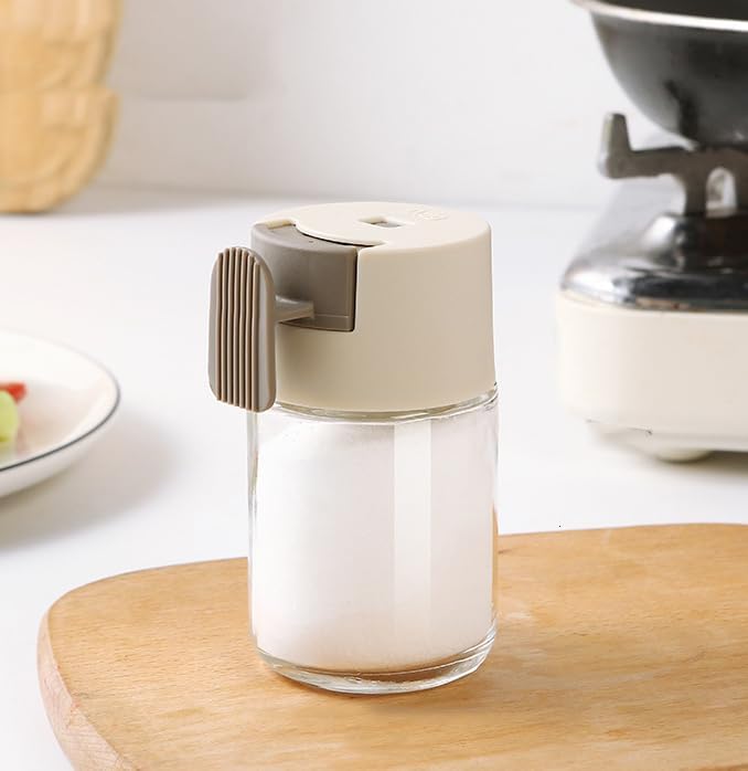 【Clearance Sale】Quantitative 100ml Control Salt Bottle Household Seasoning Bottle Tablet Type Tank Storage Tank Kitchen Supplies