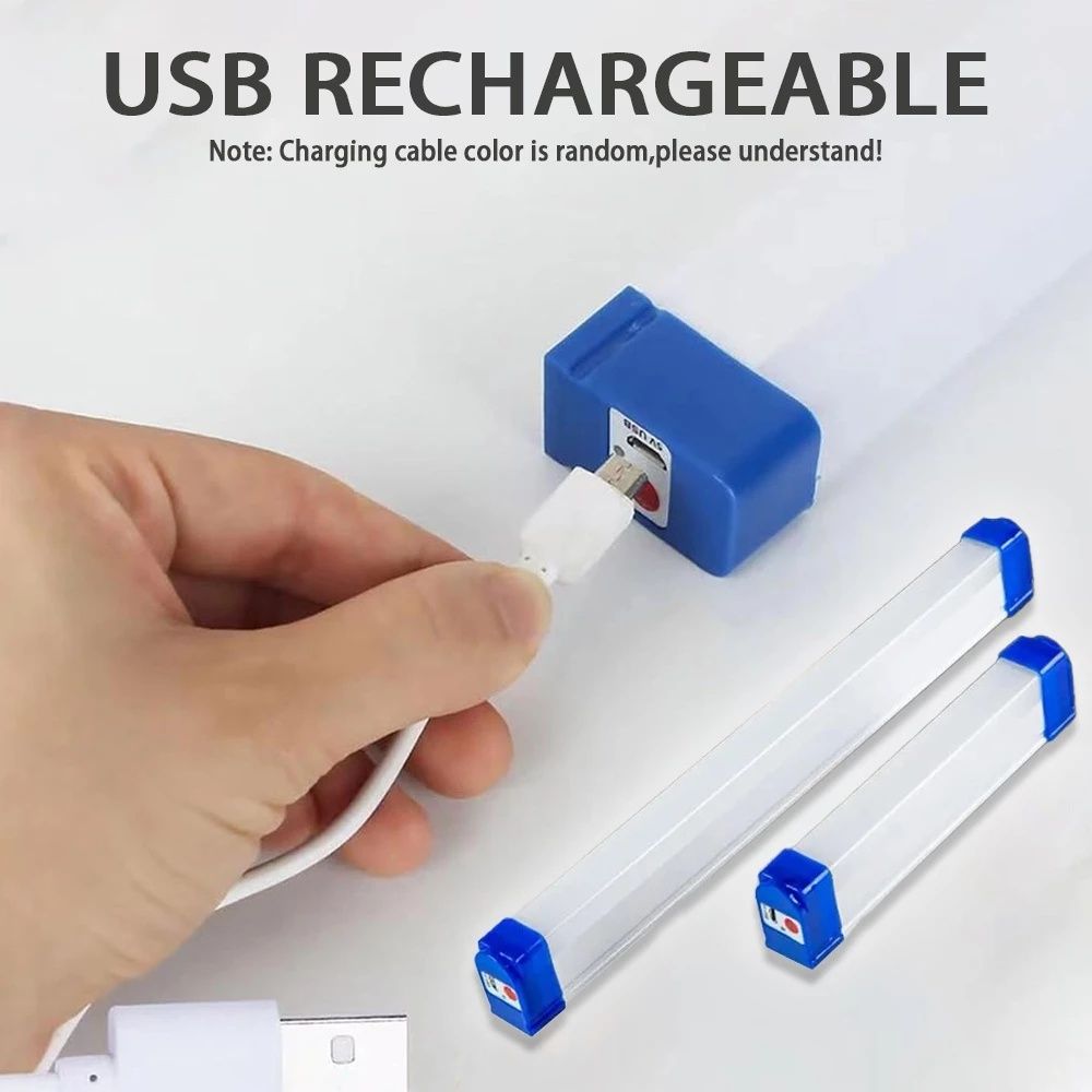 32cm LED Light Tube, Portable USB Rechargeable Emergency Light, Camping Magnetic Light, Magnetic Suspension Portable Light Bulb for Emergency,Night Market,Outdoor Lighting, emergency house light