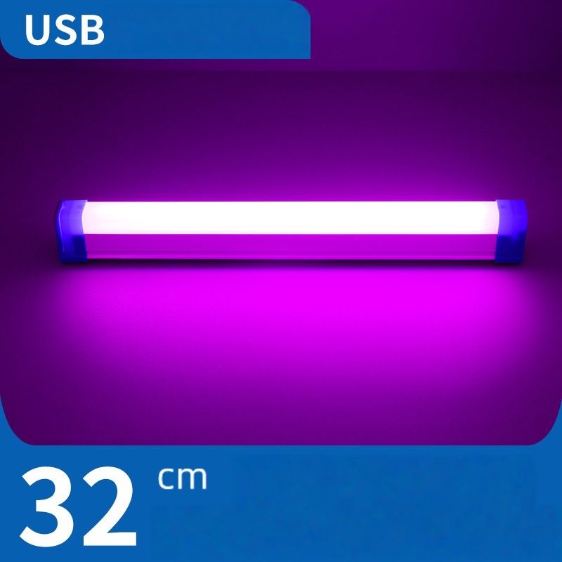 32cm LED Light Tube, Portable USB Rechargeable Emergency Light, Camping Magnetic Light, Magnetic Suspension Portable Light Bulb for Emergency,Night Market,Outdoor Lighting, emergency house light