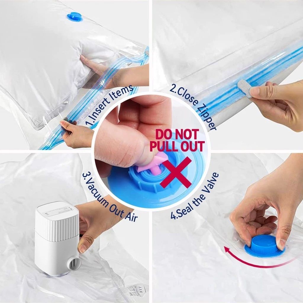 【Clearance Sale】Thickened Vacuum Compression Bag, Transparent Quilt Vacuum Bag, Storage Bag, Household Clothing Storage And Sorting Bag(For the Pump to Search 1001578541)