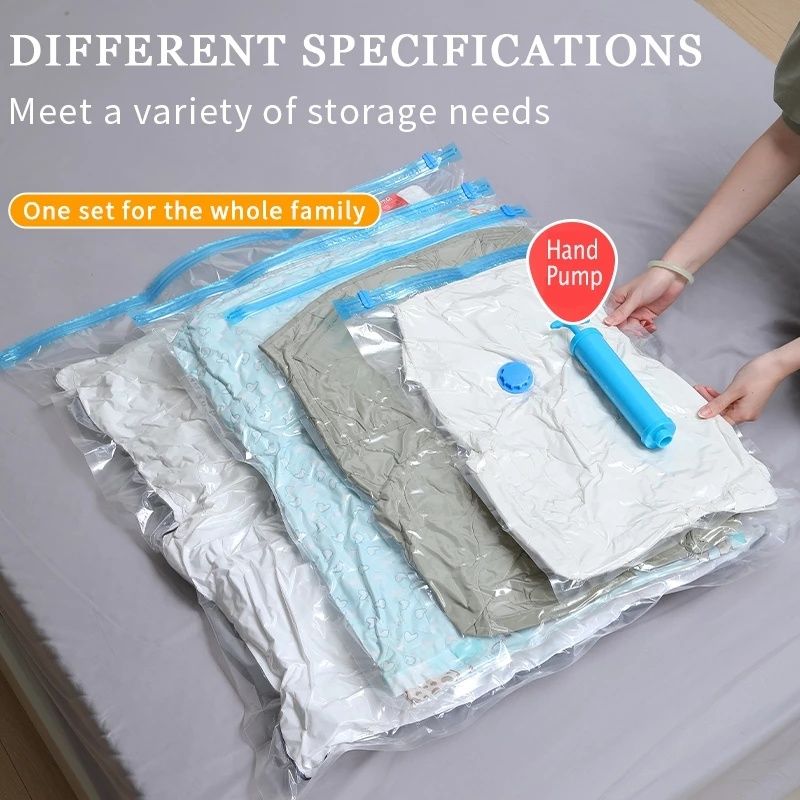 【Clearance Sale】Thickened Vacuum Compression Bag, Transparent Quilt Vacuum Bag, Storage Bag, Household Clothing Storage And Sorting Bag(For the Pump to Search 1001578541)