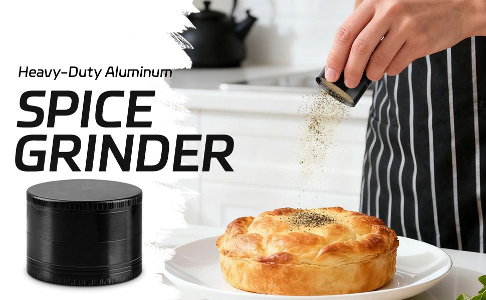 【Clearance Sale】Manual Spice Crusher – Stainless Steel & Zinc Alloy – Hand-Crank Mill for Peppercorns, Cloves, Cumin, and Whole Kitchen Spices