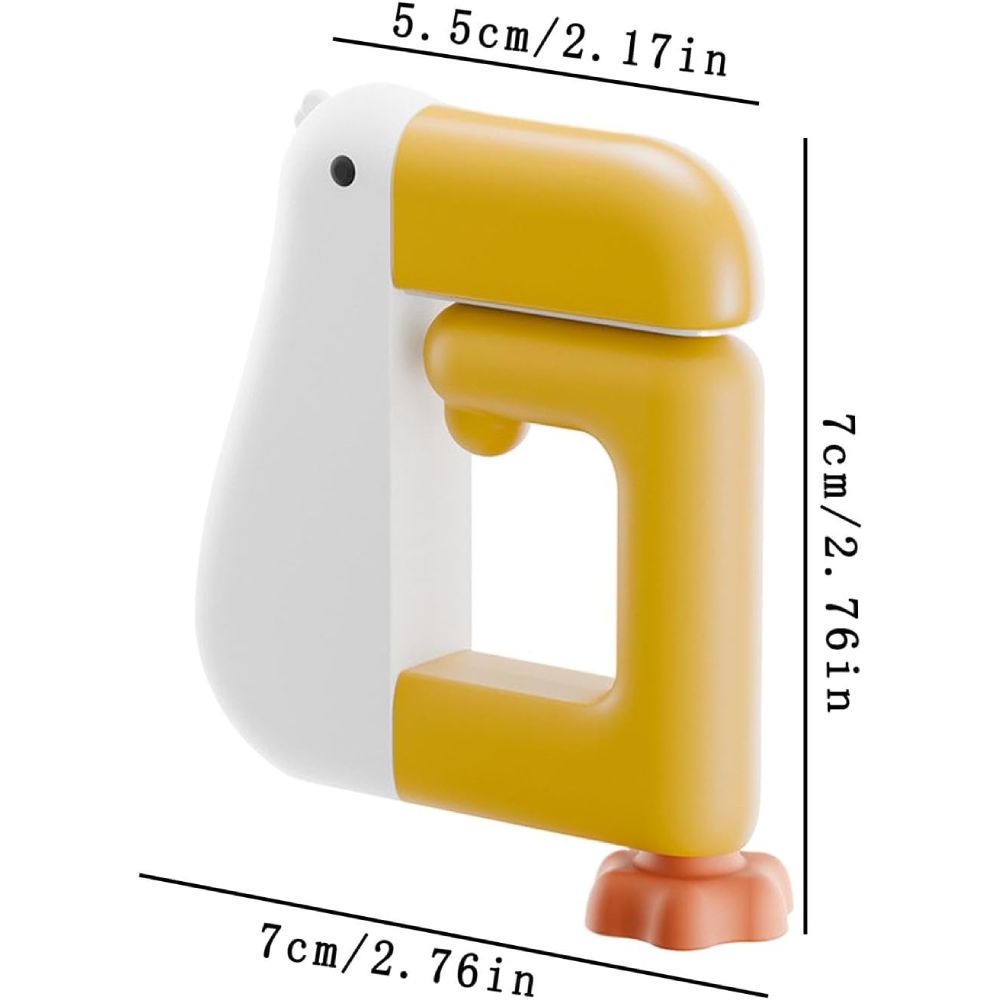 【Clearance Sale】Portable Duck Shaped Detachable Non-Slip Folding Table Hook – No-Drill Purse Hanger & Bag Clamp for School/Office Desk Storage & Organization