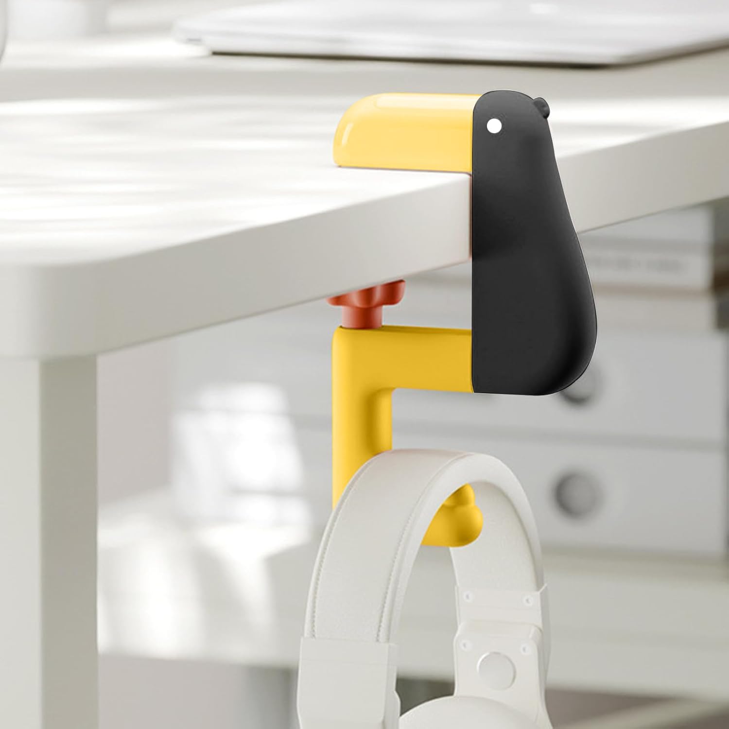 【Clearance Sale】Portable Duck Shaped Detachable Non-Slip Folding Table Hook – No-Drill Purse Hanger & Bag Clamp for School/Office Desk Storage & Organization