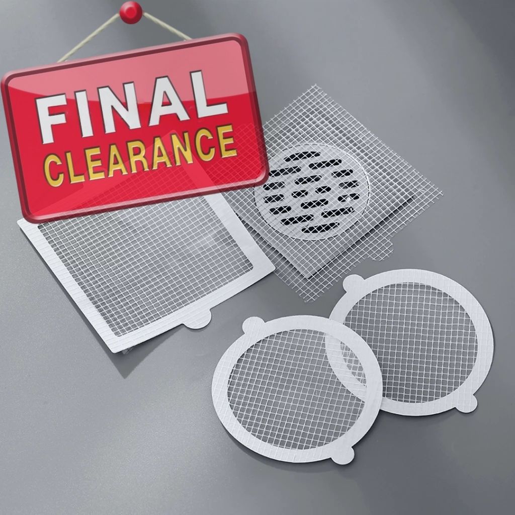 10Pack Shower Drain Cover,Bathroom Drain Sticker Disposable Hair Catcher Mesh Bathtub Strainer for Shower Bathtub and Bathroom Sink Drains to Prevent Clogged Drains