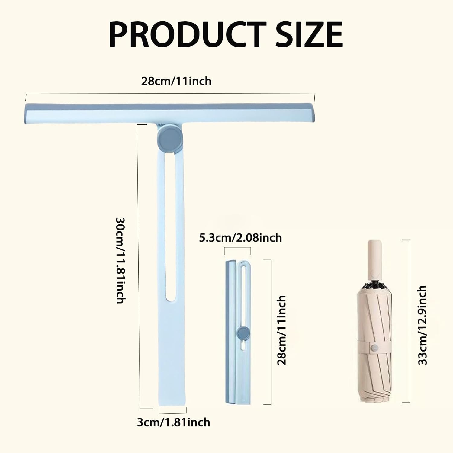 【Clearance Sale】Home Folding Wiper, Glass Wiper, Multifunctional High-rise Window Glass Wiper, Household Specific Tool