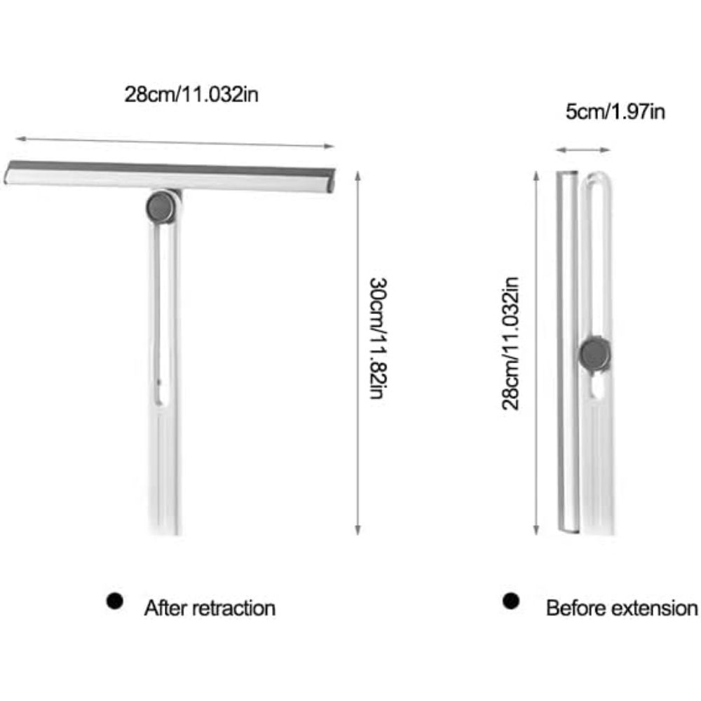 【Clearance Sale】Home Folding Wiper, Glass Wiper, Multifunctional High-rise Window Glass Wiper, Household Specific Tool