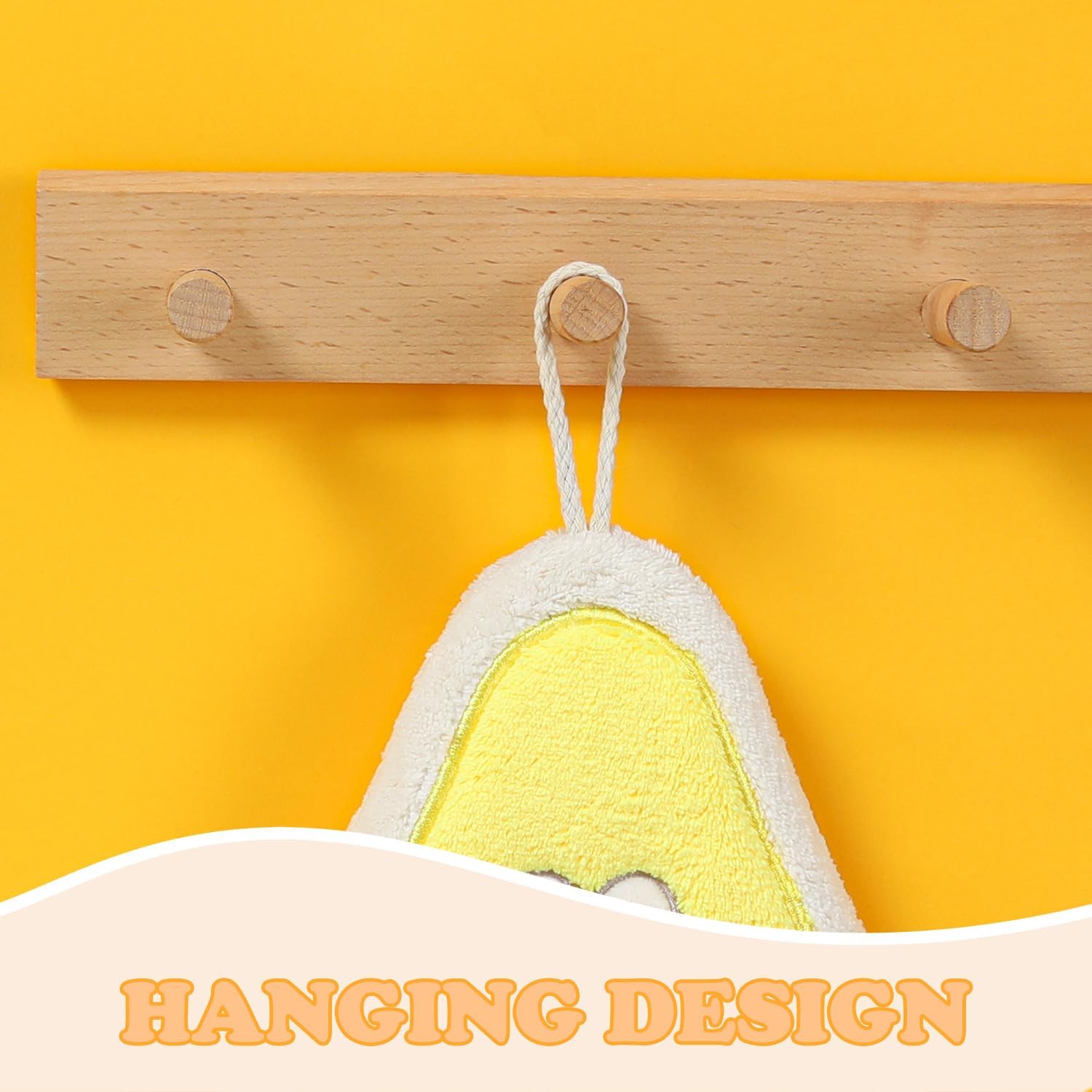 【Clearance Sale】Cute Baking Hand Towels, Bathroom Towels with Hanging Loop, Children Hand Towel Dessert, Microfiber Coral Fleece Absorbent Hand Towel for Kitchen Bedroom