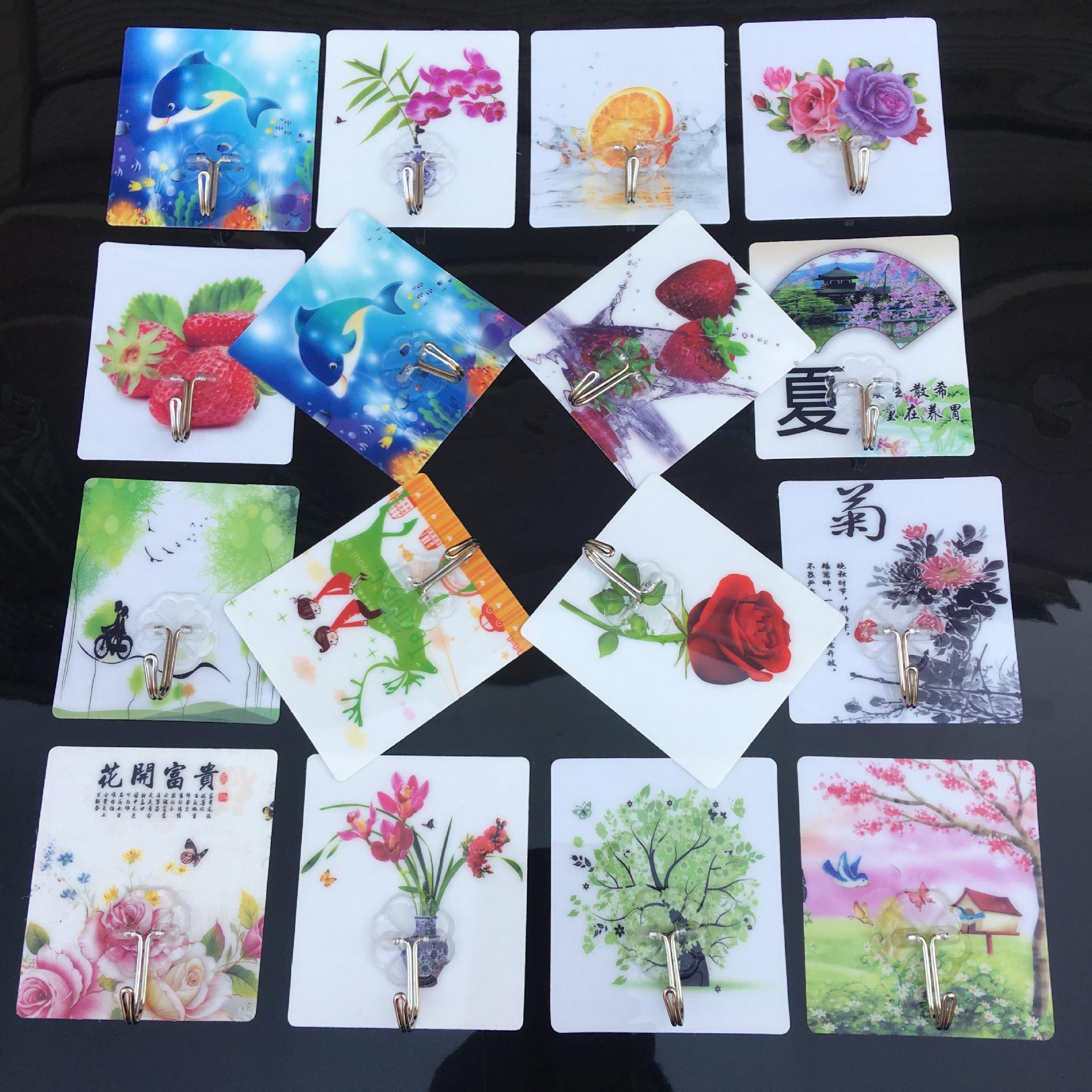 【Clearance Sale】50 Packs Adhesive Hooks, Heavy Duty 22lb(Max) Wall Hooks for Hanging Key Cup Hat Coat Holder, Transparent Waterproof Sticky Hooks Wall Hangers for Kitchen Bathroom