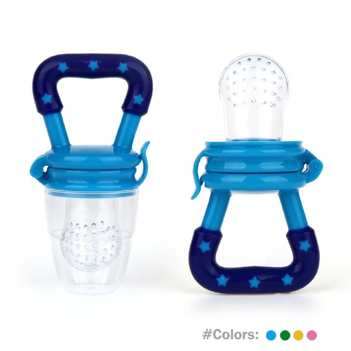 Food Feeder Baby Fruit Pacifier for Toddlers & Kids,Baby Fruit and Vegetable Star, Silicone Mesh Bag for Fruit Puree Feeding, Baby Chewing and Feeding Tableware