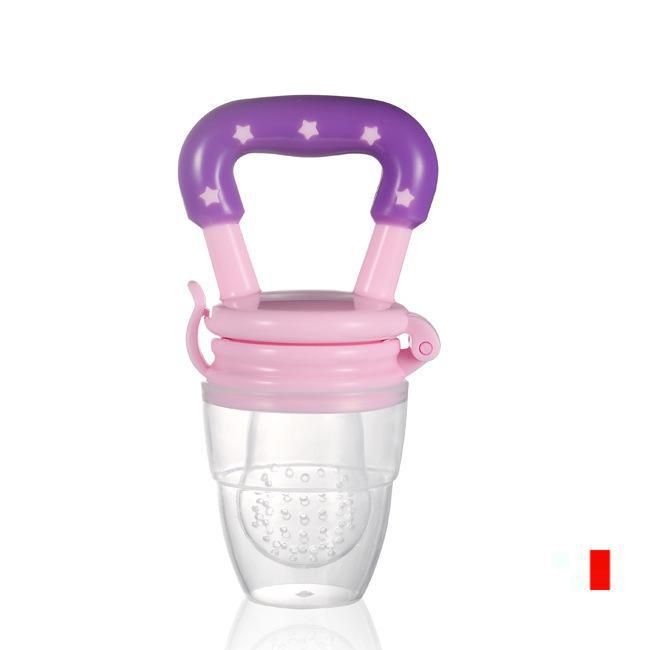 Food Feeder Baby Fruit Pacifier for Toddlers & Kids,Baby Fruit and Vegetable Star, Silicone Mesh Bag for Fruit Puree Feeding, Baby Chewing and Feeding Tableware