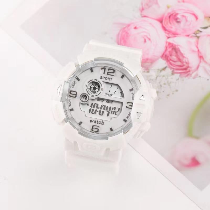 Small - fresh and Sweet Digital Watch - for Female Middle School Students, Best - friend and Couple Style, Sports - themed, Waterproof and Luminous, also for Boys