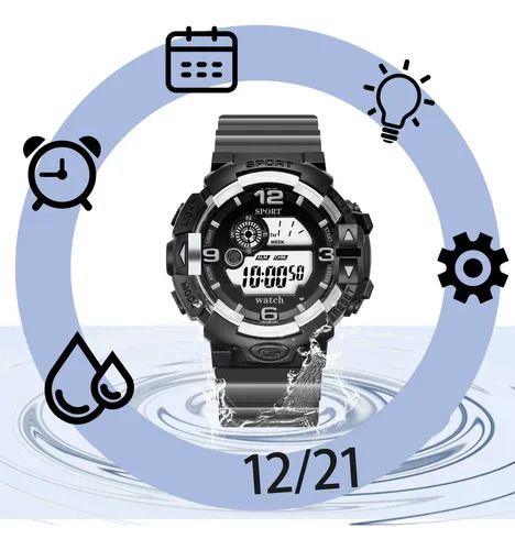 Small - fresh and Sweet Digital Watch - for Female Middle School Students, Best - friend and Couple Style, Sports - themed, Waterproof and Luminous, also for Boys